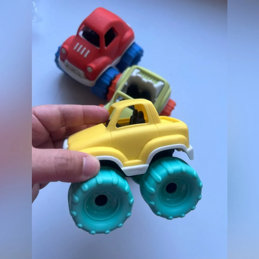 Truck Set- 3pk - Gigglescape™:Plastic Toy Vehicle Playsets, Non-Powered, Ages 2+